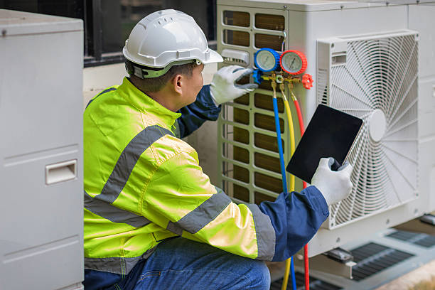 Professional Hvac Maintenance technician working in Wentworth, NC